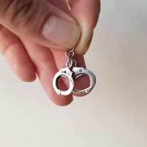Sterling handcuff pendant